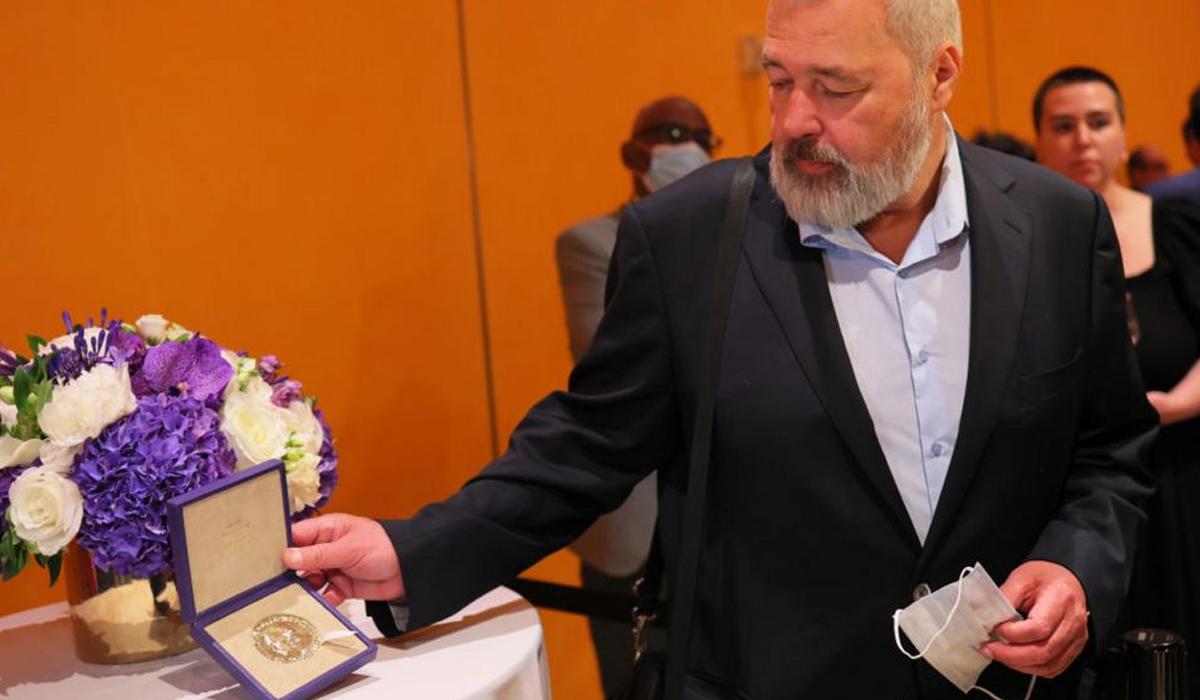 Russian journalist's Nobel medal sells for $103.5m